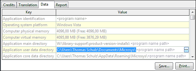 A1 Website Analyzer data file paths