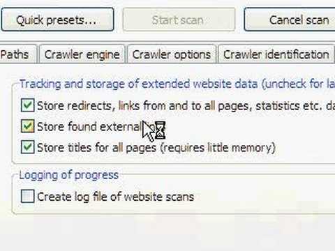 A1 Sitemap Generator 1.4.5 in Windows XP - sitemap generator tutorial